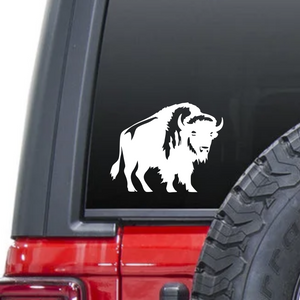 Bison, Buffalo Waterproof Vinyl Decal Sticker