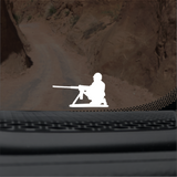 50 Cal Army Man Toy Soldier, Car Windshield Stickers, Easter Egg Decals, Window Stickers.