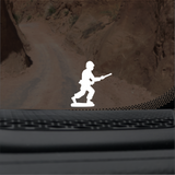 Team Member Army Man Toy Soldier, Car Windshield Stickers, Easter Egg Decals, Window Stickers.