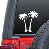 Palm Trees Waterproof Sticker.